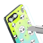earth sucks neon edition back phone cover | glass case for oneplus nord 4