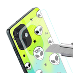 earth sucks neon edition back phone cover | glass case for oneplus nord ce 3