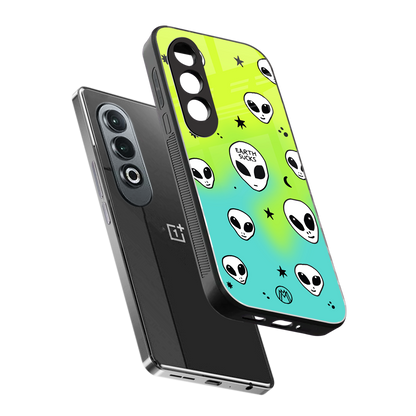 earth sucks neon edition back phone cover | glass case for oneplus nord ce 4
