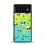 earth sucks neon edition back phone cover | glass case for google pixel 6