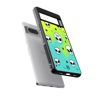 earth sucks neon edition back phone cover | glass case for google pixel 7 pro