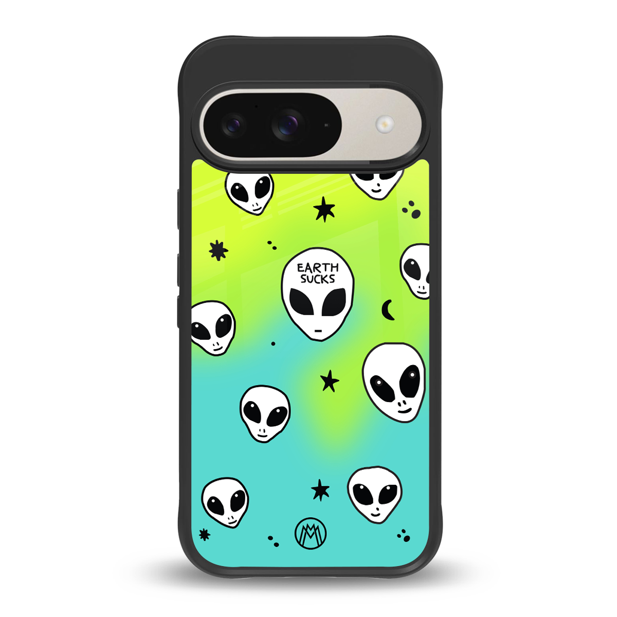 earth sucks neon edition back phone cover | glass case for google pixel 9