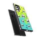 earth sucks neon edition back phone cover | glass case for samsung galaxy s23 ultra