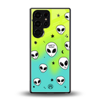 earth sucks neon edition back phone cover | glass case for samsung galaxy s25 ultra