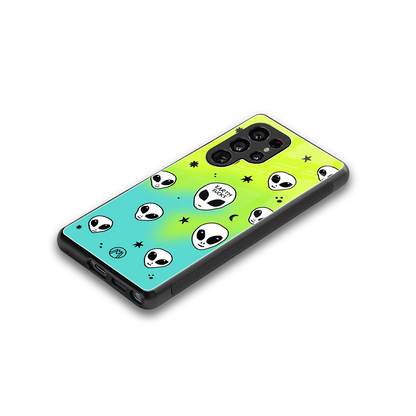 earth sucks neon edition back phone cover | glass case for samsung galaxy s25 ultra