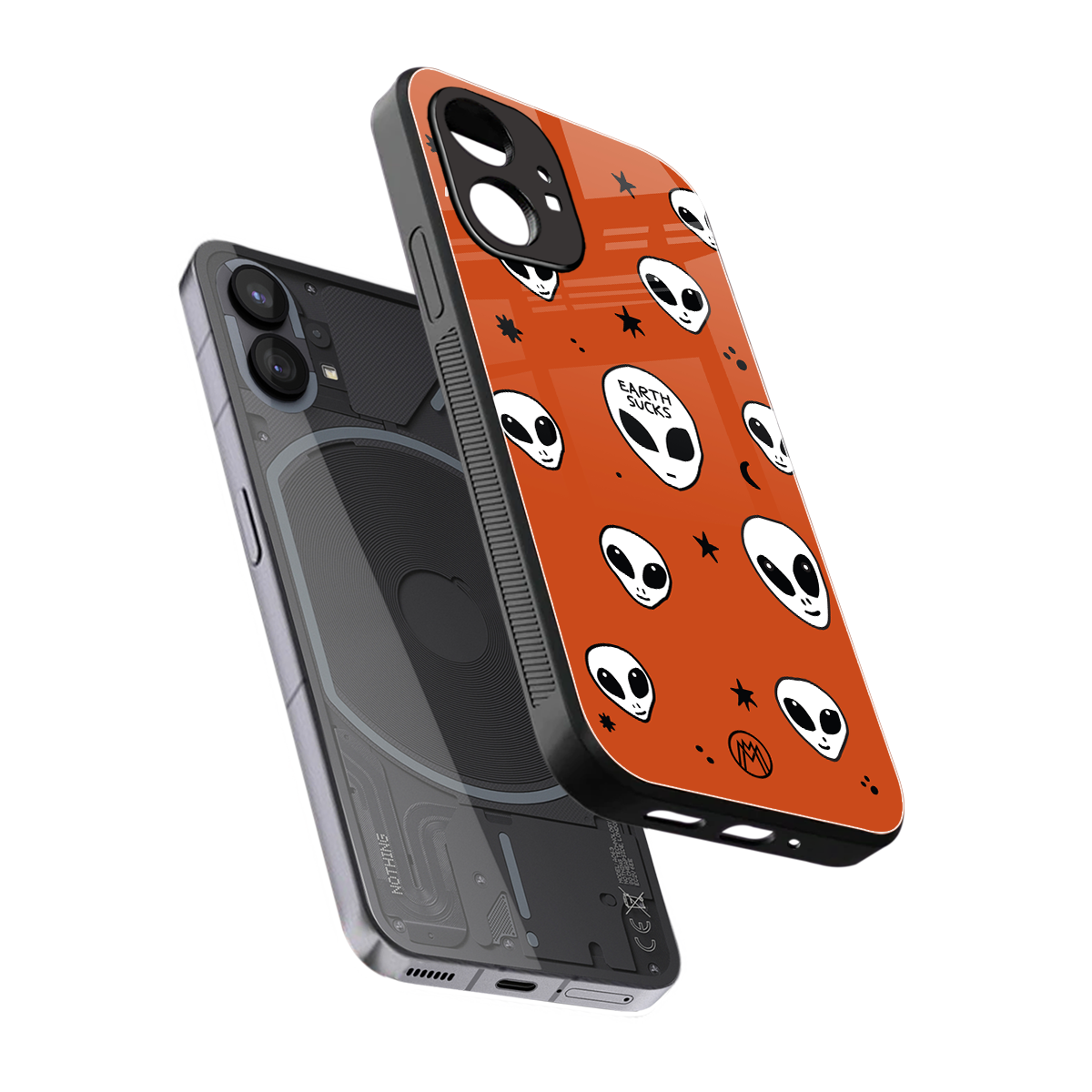 earth sucks back phone cover | glass case for nothing phone 1