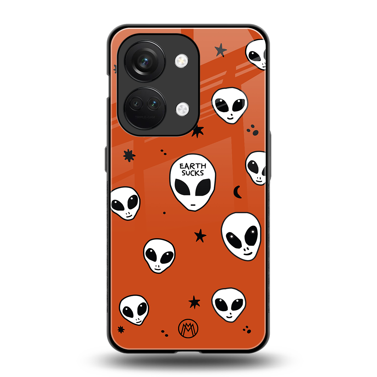 earth sucks back phone cover | glass case for oneplus nord 3