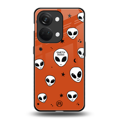 earth sucks back phone cover | glass case for oneplus nord 3