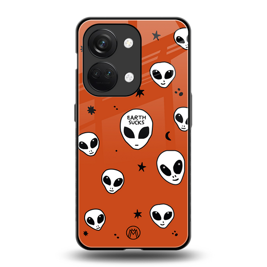 earth sucks back phone cover | glass case for oneplus nord 3