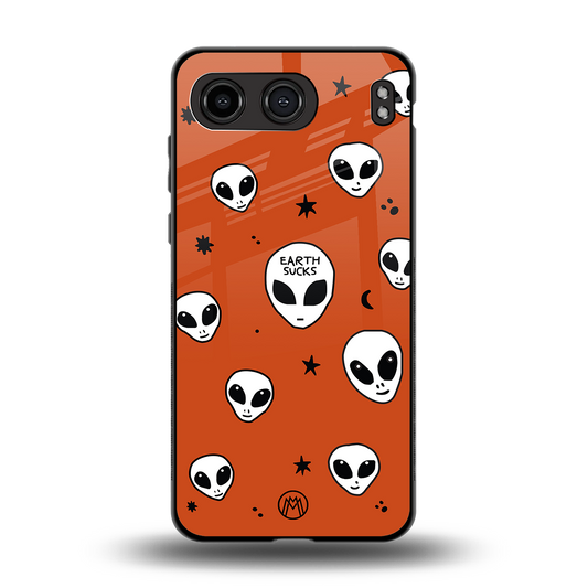 earth sucks back phone cover | glass case for oneplus nord 4