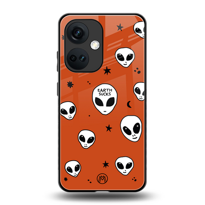 earth sucks back phone cover | glass case for oneplus nord ce 3