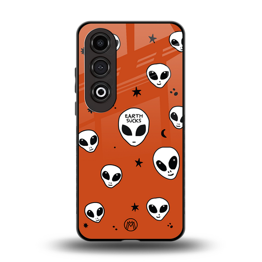 earth sucks back phone cover | glass case for oneplus nord ce 4