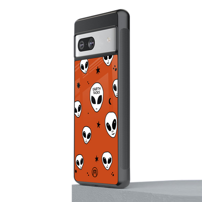 earth sucks back phone cover | glass case for Google Pixel 7