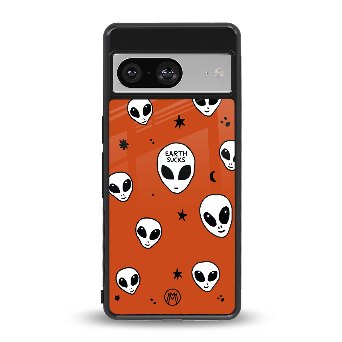 earth sucks back phone cover | glass case for Google Pixel 8