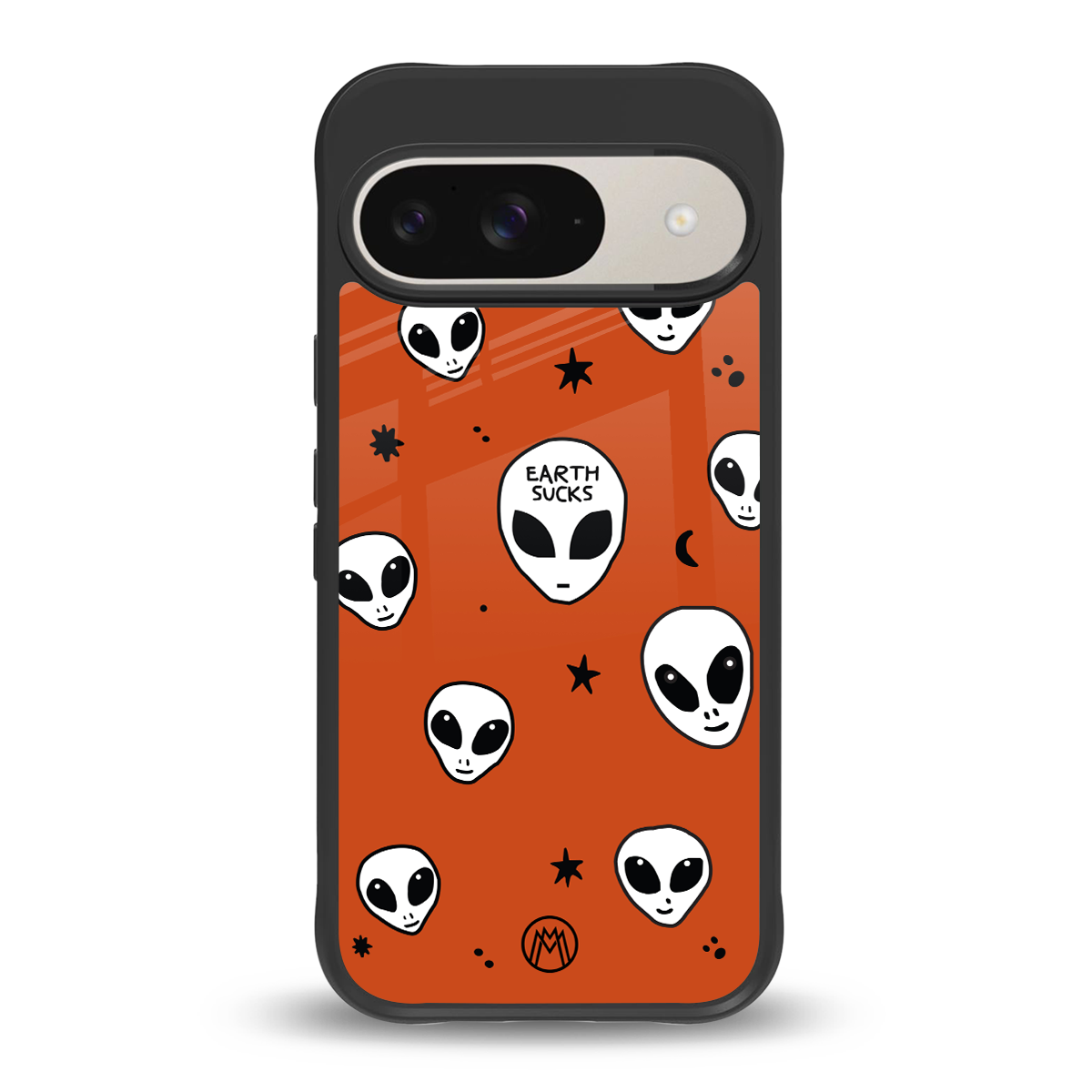 earth sucks back phone cover | glass case for google pixel 9
