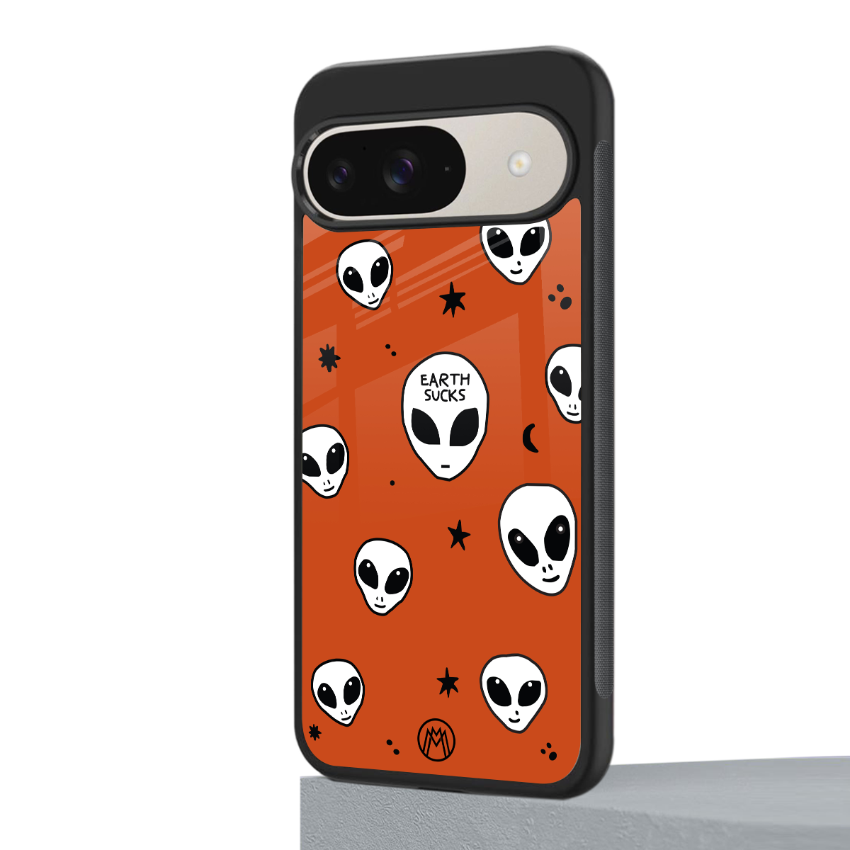 earth sucks back phone cover | glass case for google pixel 9