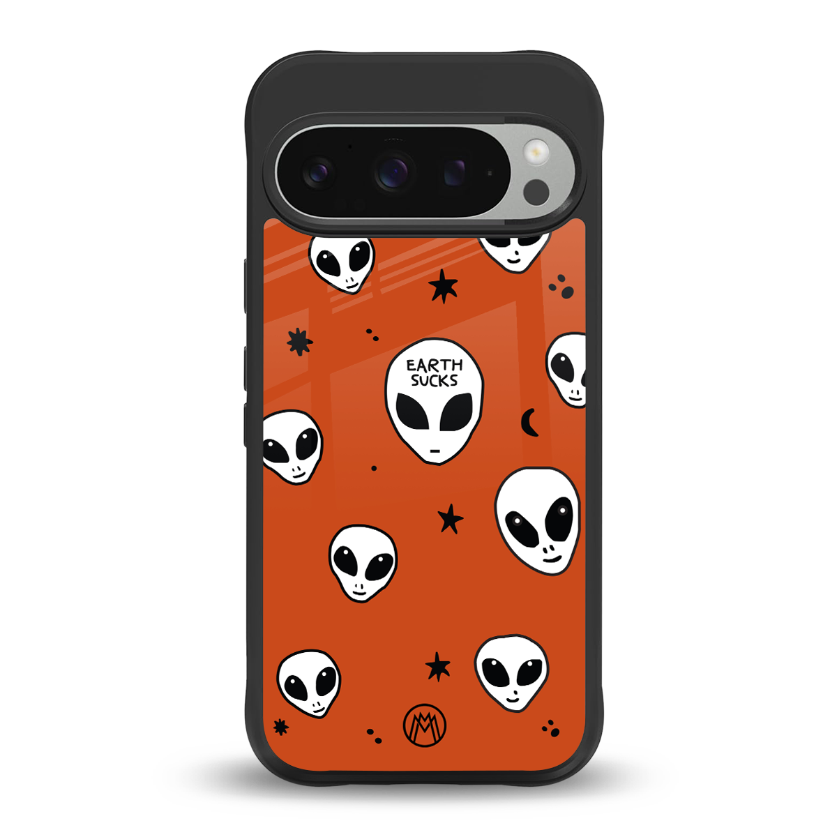 earth sucks back phone cover | glass case for google pixel 9 pro xl