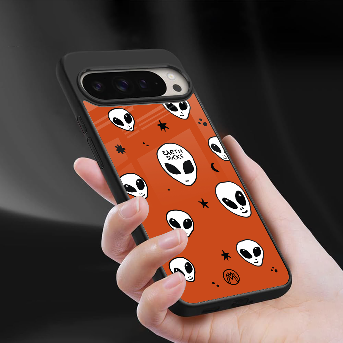 earth sucks back phone cover | glass case for google pixel 9 pro xl