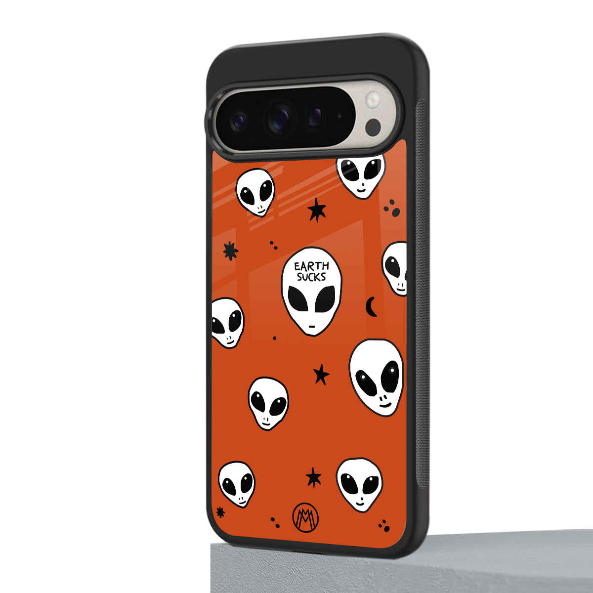 earth sucks back phone cover | glass case for google pixel 9 pro