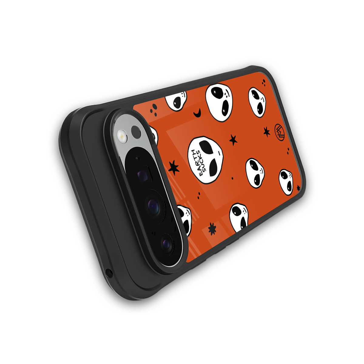 earth sucks back phone cover | glass case for google pixel 9 pro