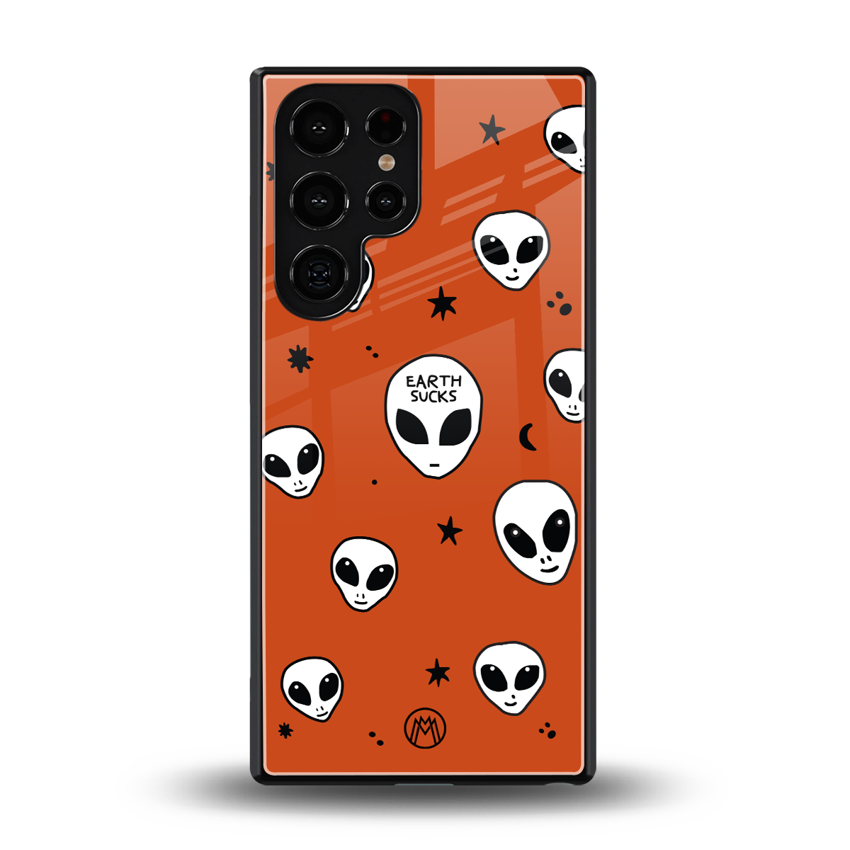 earth sucks back phone cover | glass case for samsung galaxy s25 ultra