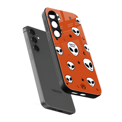 earth sucks back phone cover | glass case for samsung galaxy s24 plus