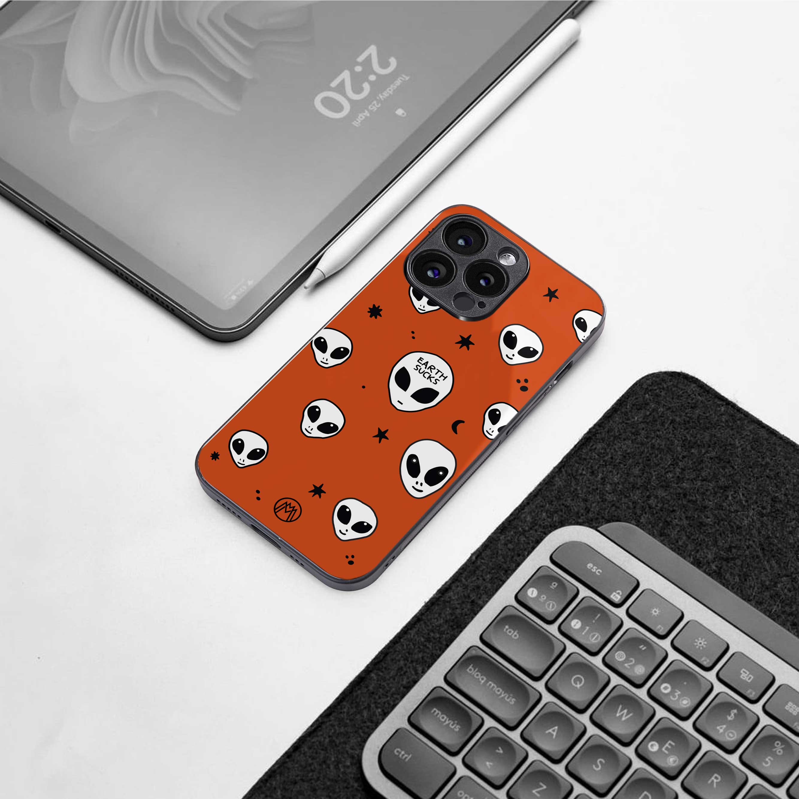 earth sucks back phone cover | glass case for oneplus nord ce 3