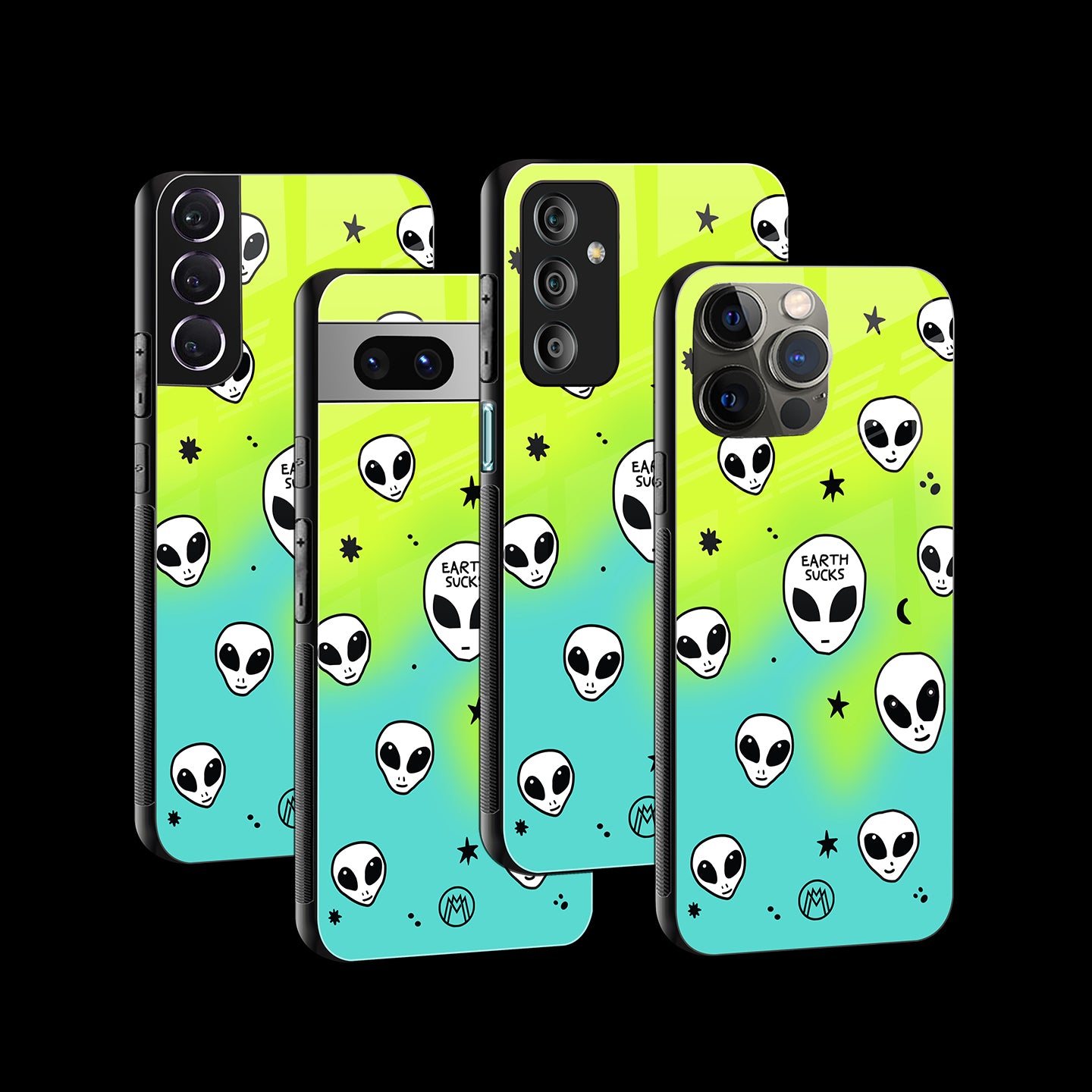 Earth Sucks Neon Edition Phone Cover | Glass Case