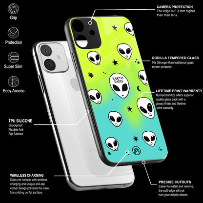 Earth Sucks Neon Edition Phone Cover | Glass Case