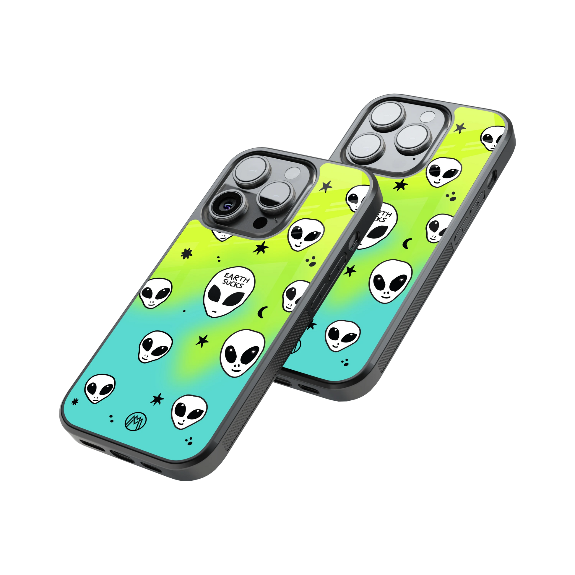 Protective Glass Back Phone Case Compatible with iPhone, Samsung, OnePlus, Pixel & More