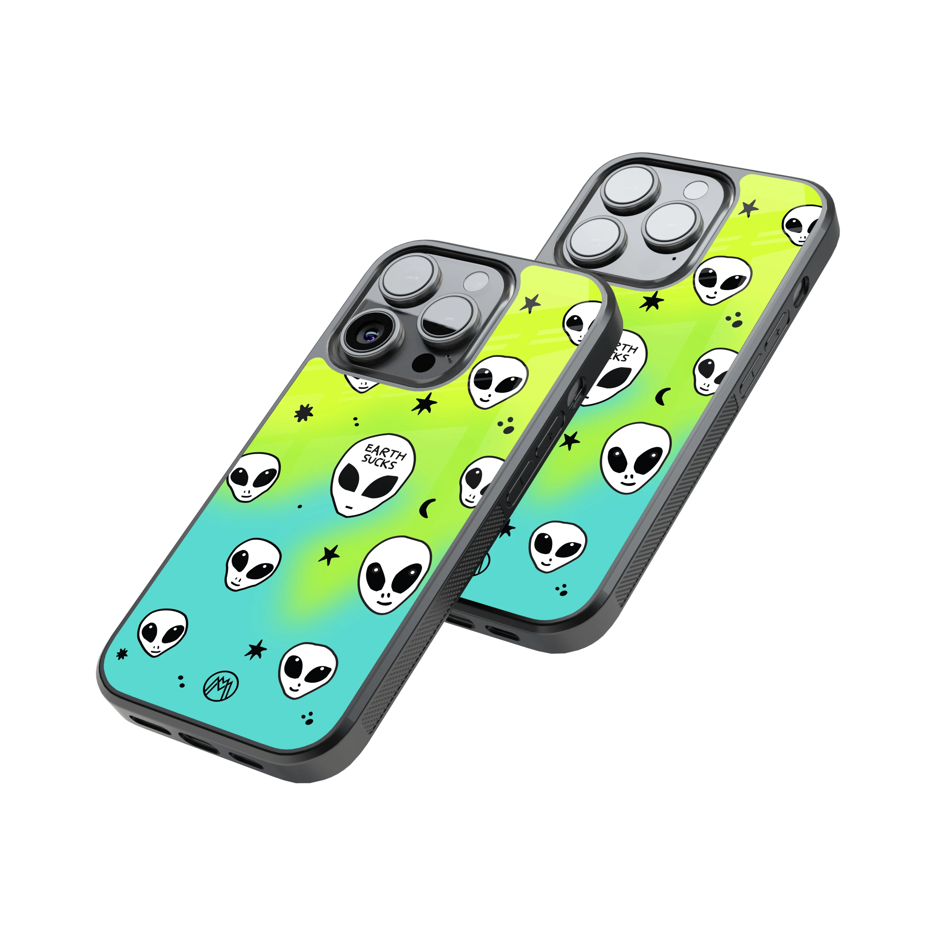 Protective Glass Back Phone Case Compatible with iPhone, Samsung, OnePlus, Pixel & More