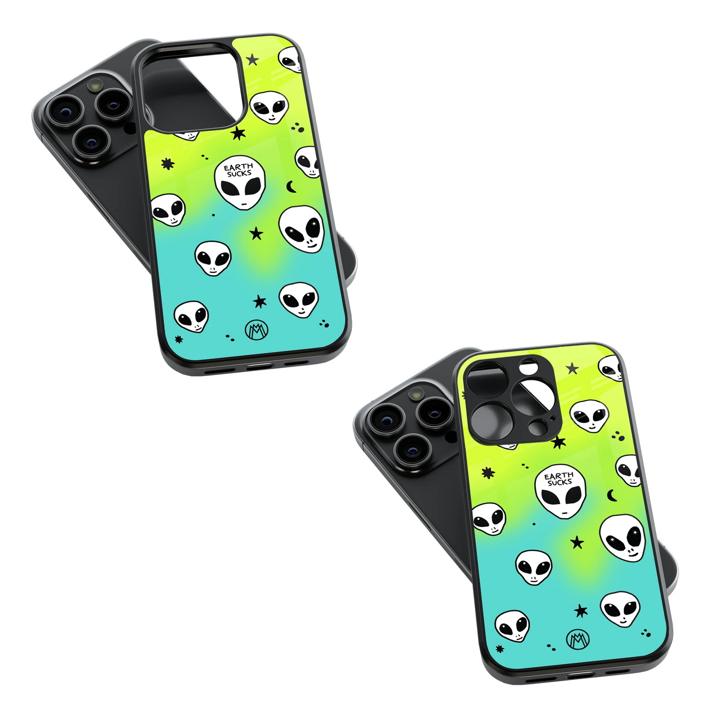 Trendy Glass Back Mobile Case for iPhone, Samsung, Redmi, OnePlus, Google Pixel, Motorola