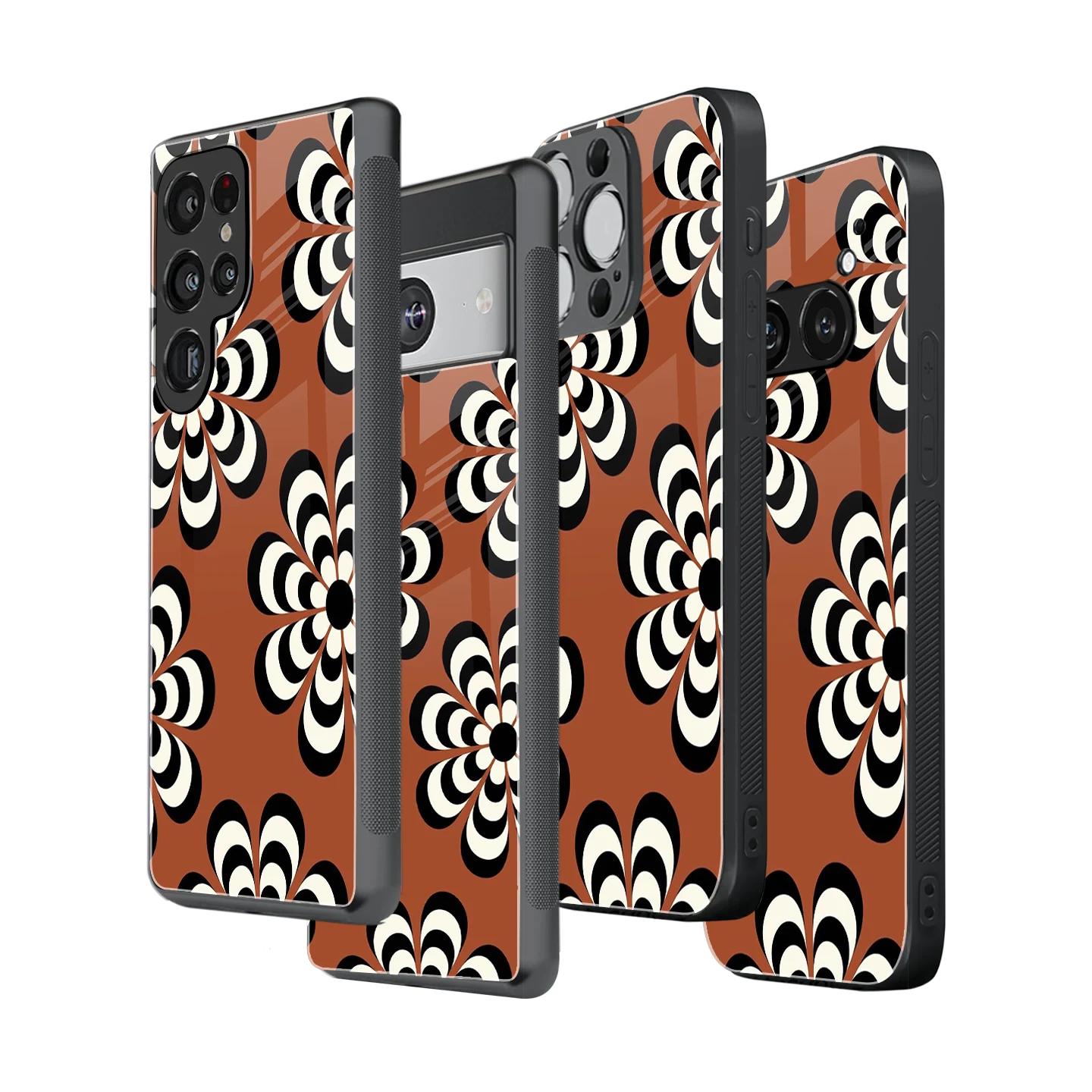 Stylish Glass Back Case for All Smartphones iPhone, Samsung, OnePlus, Pixel, Redmi, Oppo, Vivo, Motorola