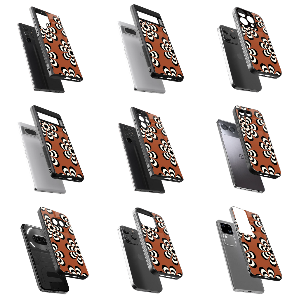 Durable Glass Back Mobile Case for iPhone, Samsung, OnePlus, Google Pixel, Redmi, Vivo, Oppo