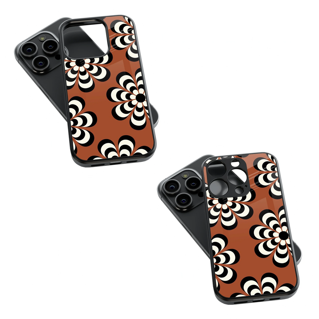 Trendy Glass Back Mobile Case for iPhone, Samsung, Redmi, OnePlus, Google Pixel, Motorola