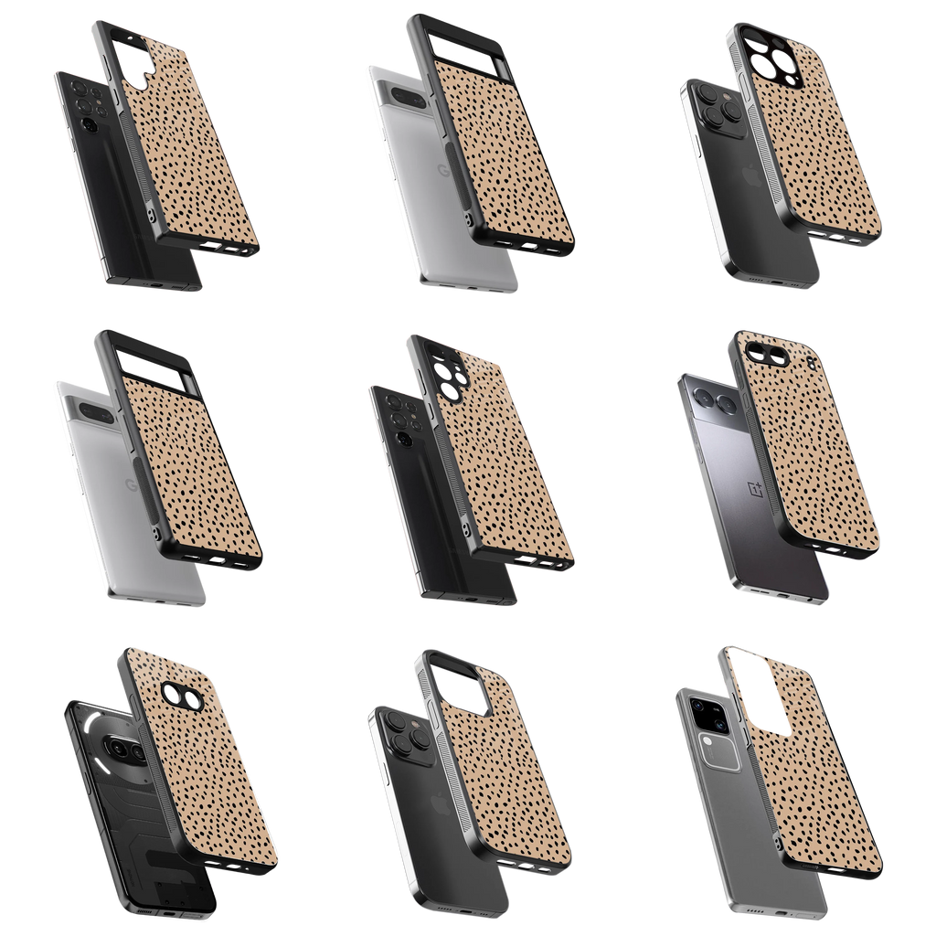 Durable Glass Back Mobile Case for iPhone, Samsung, OnePlus, Google Pixel, Redmi, Vivo, Oppo