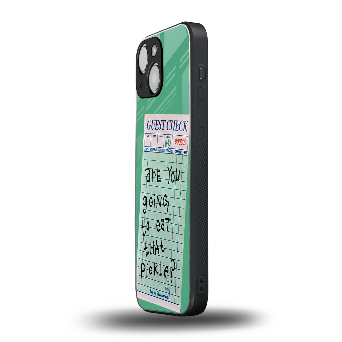 eat that pickle back phone cover | glass case for iphone 13 mini