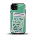 eat that pickle back phone cover | glass case for iphone 13