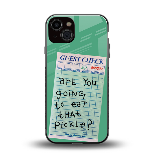 eat that pickle back phone cover | glass case for iphone 13
