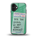 eat that pickle back phone cover | glass case for iphone 16 plus