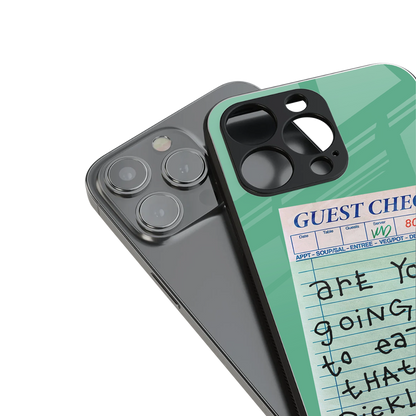 eat that pickle back phone cover | glass case for iphone 13 pro max