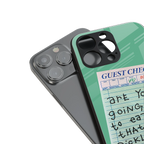 eat that pickle back phone cover | glass case for iphone 16 plus