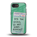 eat that pickle back phone cover | glass case for iphone 16e