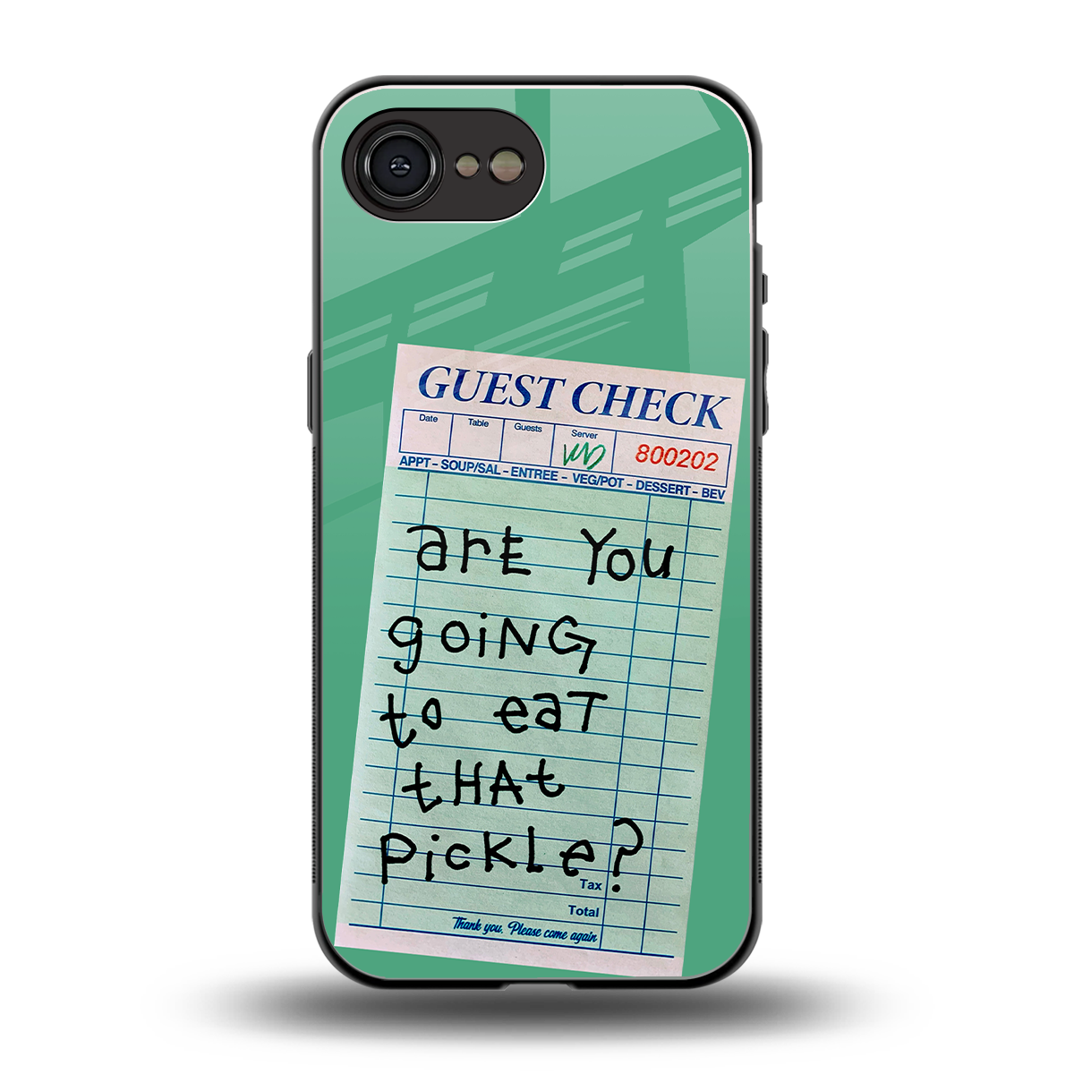 eat that pickle back phone cover | glass case for iphone 16e