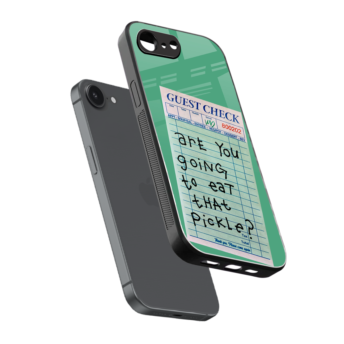 eat that pickle back phone cover | glass case for iphone 16e