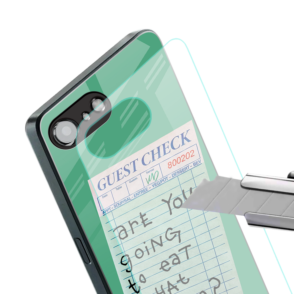 eat that pickle back phone cover | glass case for iphone 16e