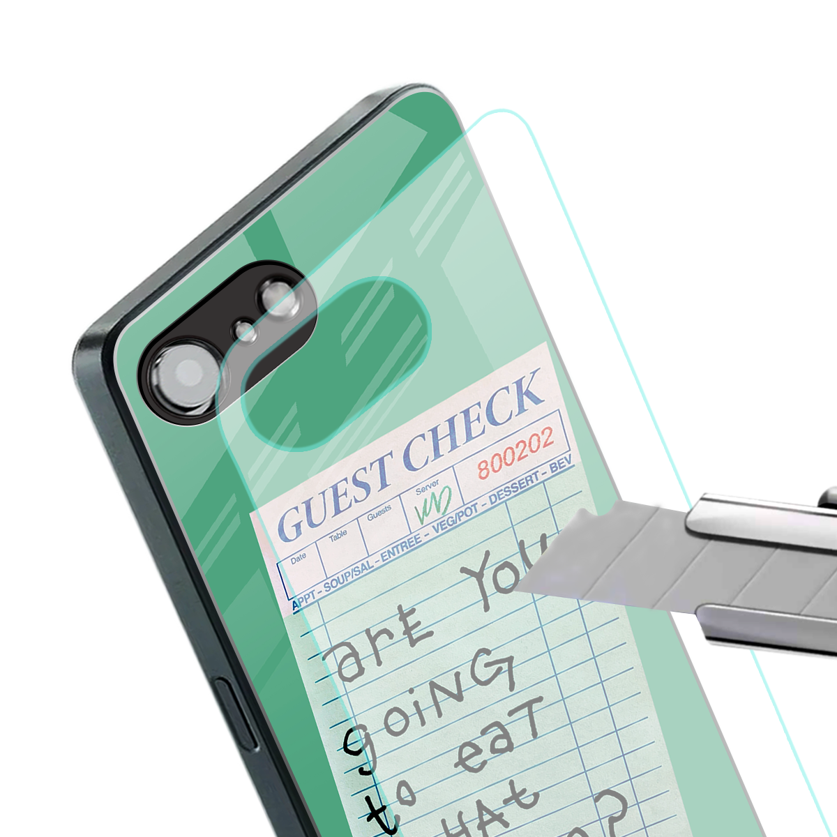 eat that pickle back phone cover | glass case for iphone 16e