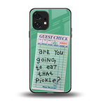 eat that pickle back phone cover | glass case for nothing phone 1