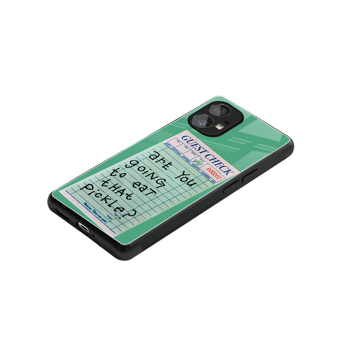 eat that pickle back phone cover | glass case for nothing phone 1