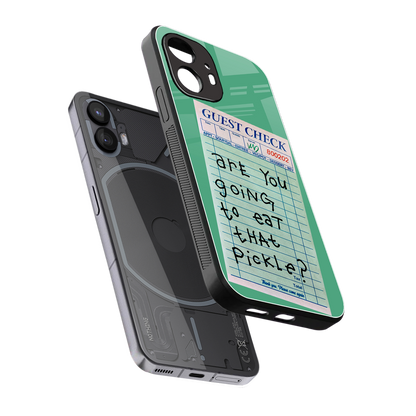 eat that pickle back phone cover | glass case for nothing phone 2